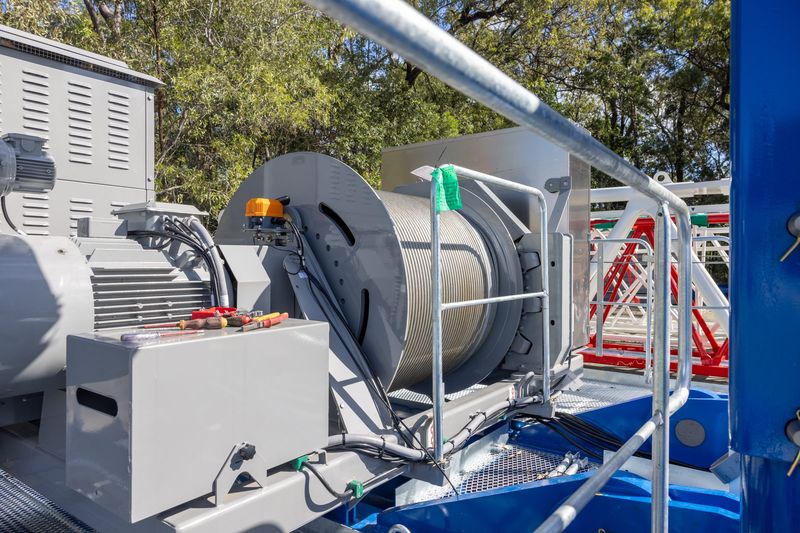 Rope drum and machinery