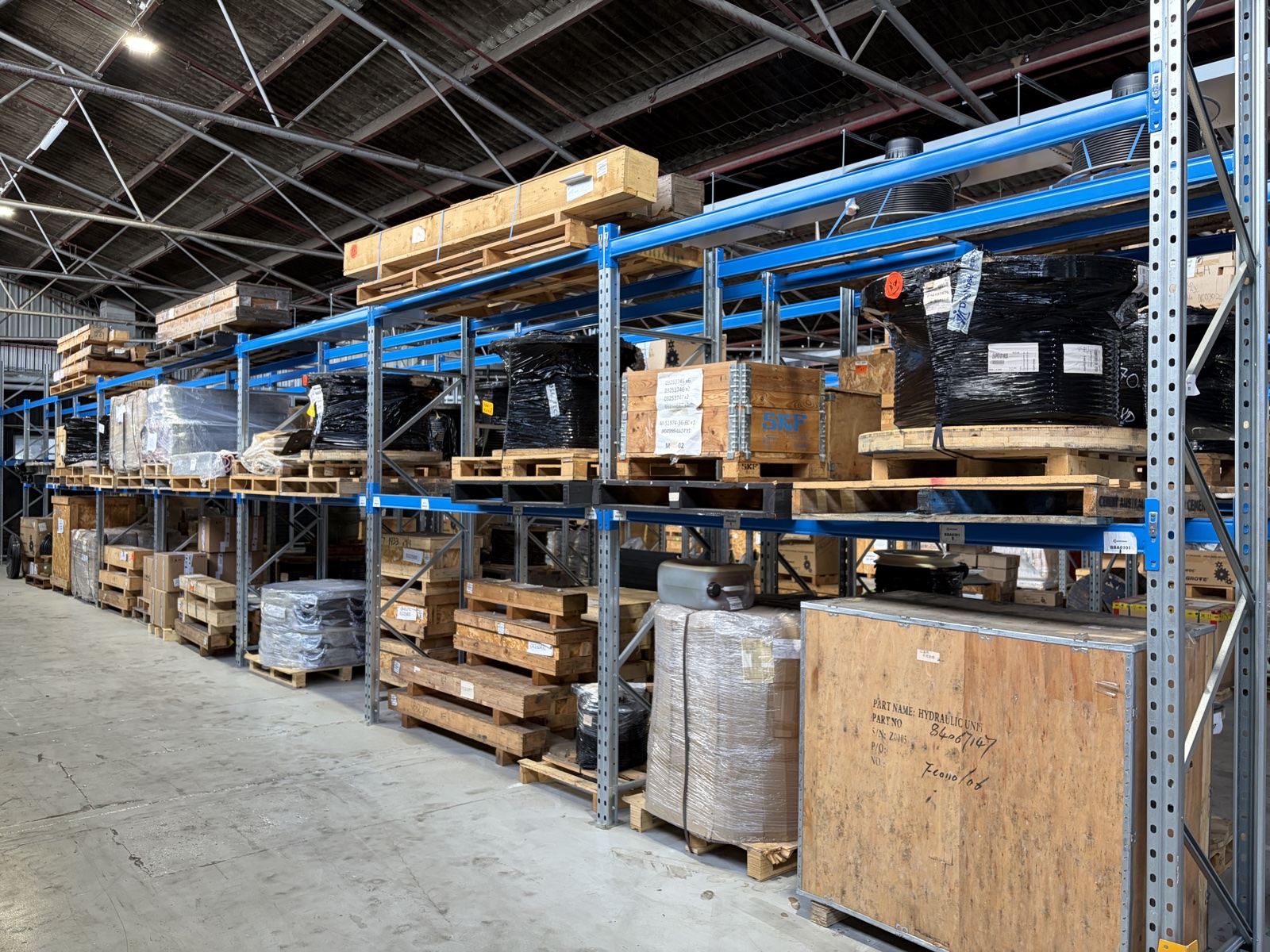 Rigging gear and lifting cage held as stock at our QLD Depot